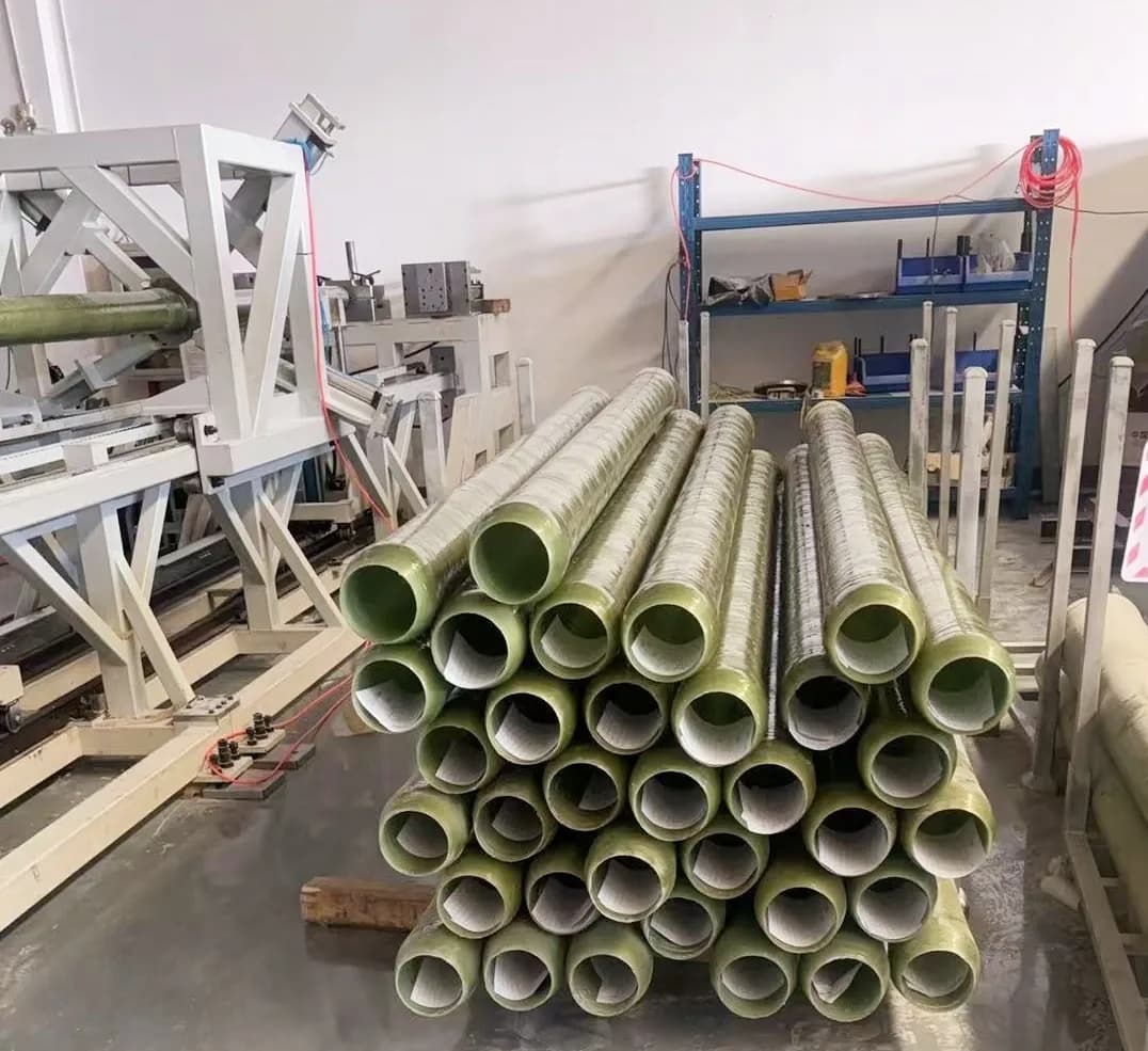 Epoxy fiberglass filament wound insulation tube showing cylindrical body and tube bore.