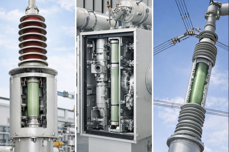 Representative high-voltage electrical application visual for epoxy fiberglass tubes